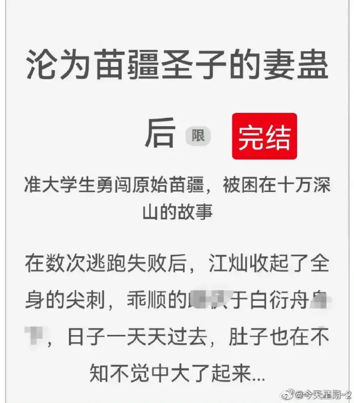 《沦为苗疆圣子的妻蛊后》完结版免费阅读-沦为苗疆圣子的妻蛊后全集txt下载-狐狸雨小说全文在线阅读-百度云资源